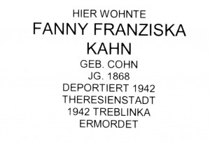 Fanny Franziska Kahn