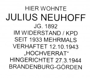 Julius Neuhoff